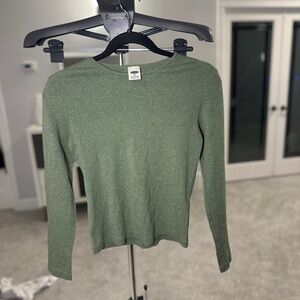 Old Navy Olive Long Sleeve Top